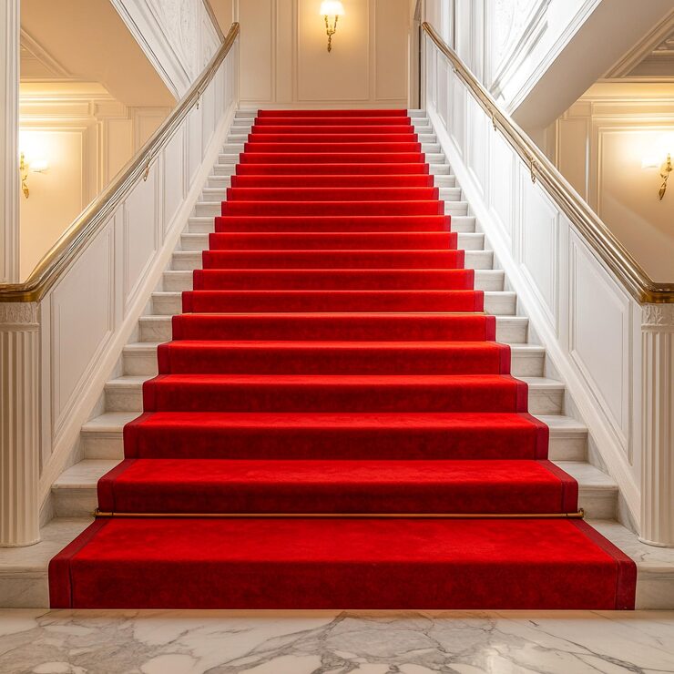 stair red carpet