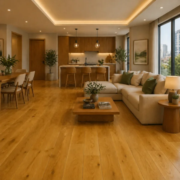 wooden living room flooring