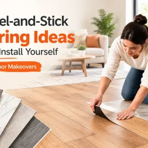 10 Peel-and-Stick Flooring