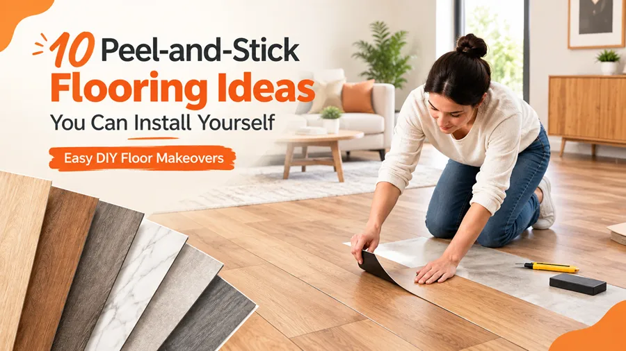 10 Peel-and-Stick Flooring