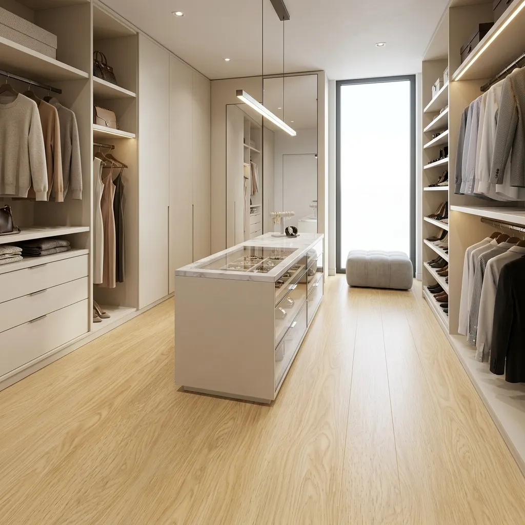 2mm Natural Golden LVT Vinyl Flooring