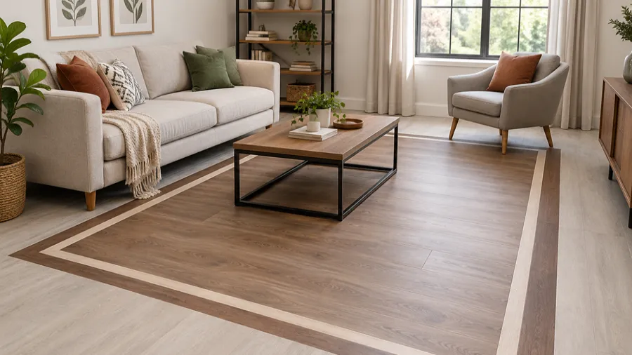 A Bordered "Rug" Inlay