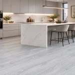 Ash Grey Silk Polished LVT Flooring