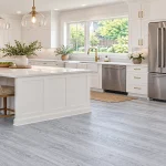Ash Grey Silk Polished LVT Flooring