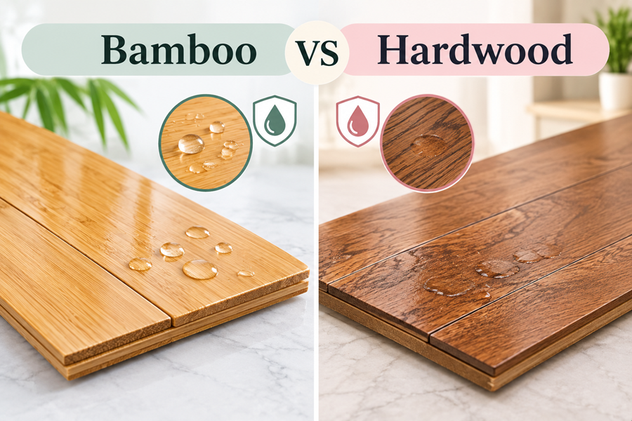 Bamboo vs Hardwood Moisture Resistance