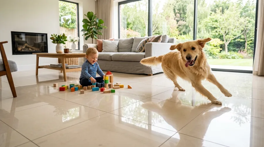 Best Tile for Homes With Kids and Pets