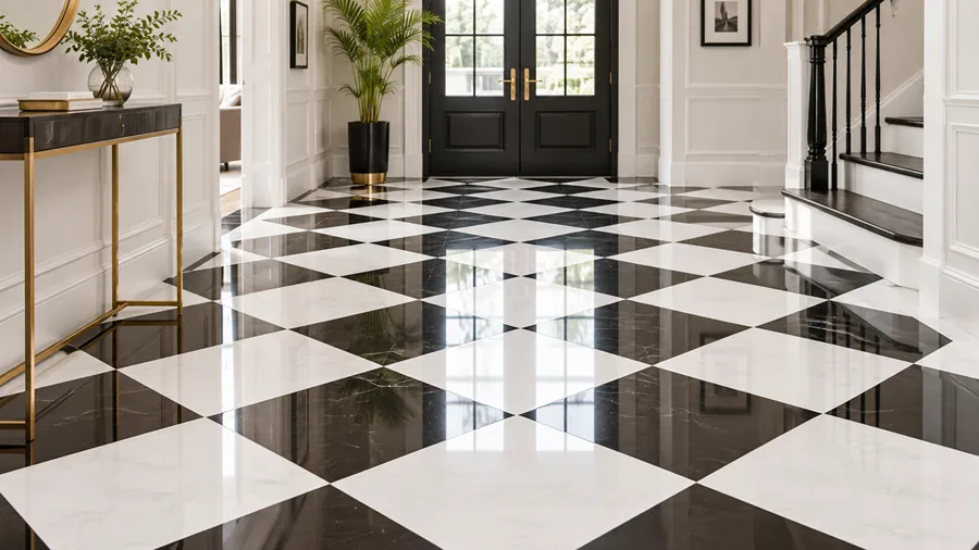 Black-and-White Checkerboard