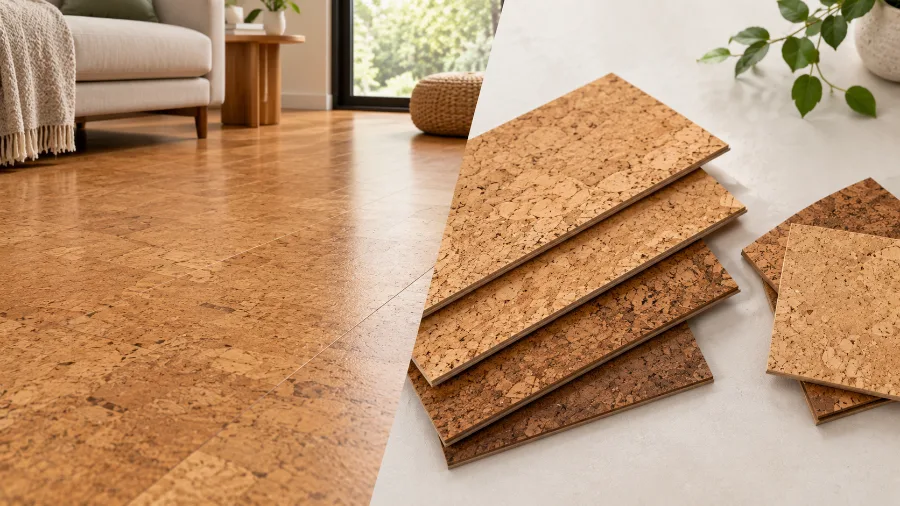 Cork flooring