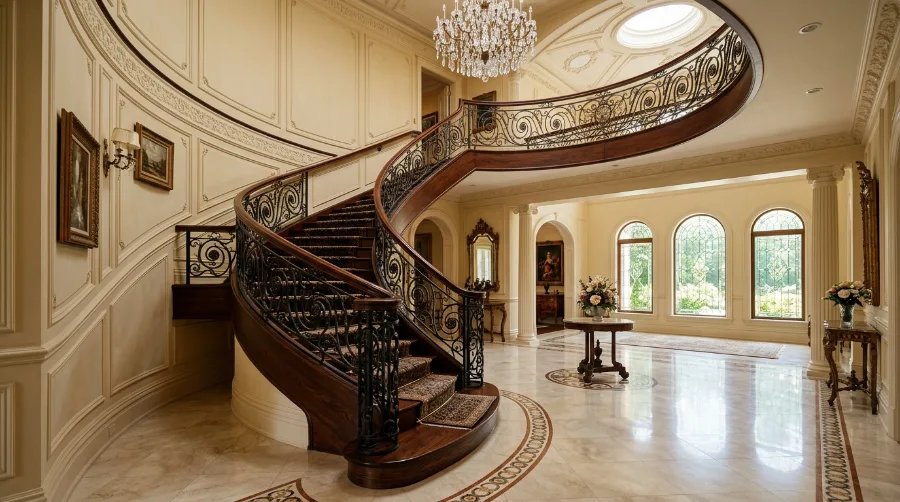 Curved Staircase