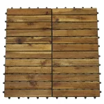 Durable Natural Teak Pool Deck