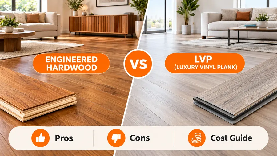 Engineered Hardwood vs LVP