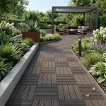 Espresso Dark Brown Deck Tiles