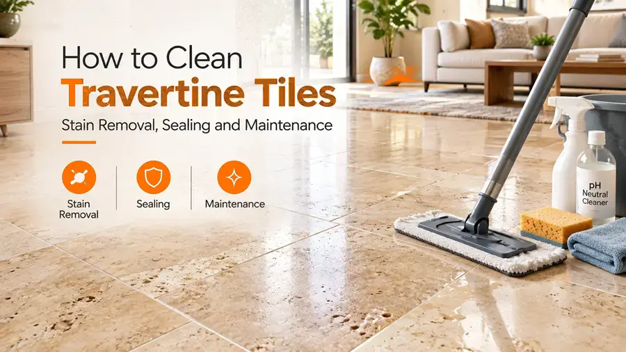 How to Clean Travertine Tiles