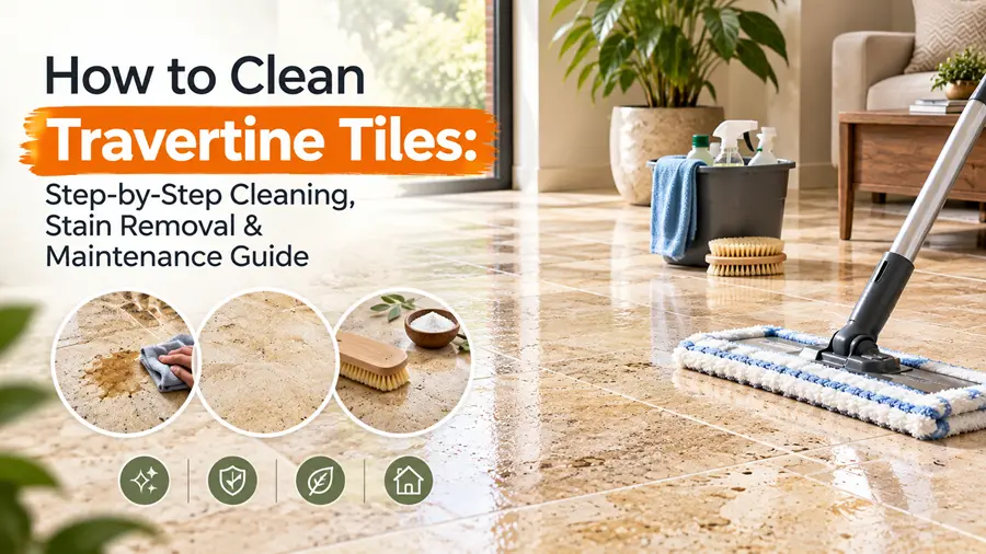 How to Clean Travertine Tiles