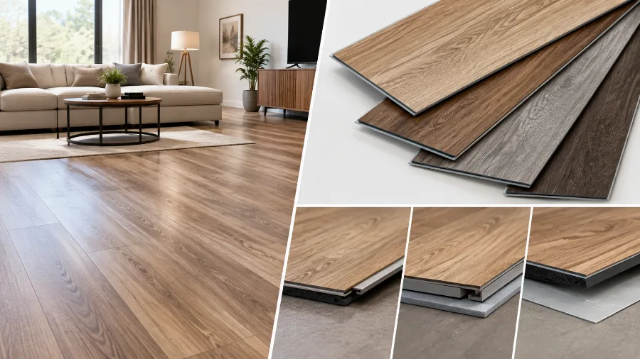 Luxury vinyl flooring