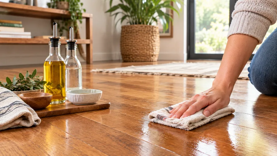 Method 6: Oil And Vinegar Rub (For Raw And Unsealed Timber)