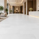 scratch-resistant vinyl tiles