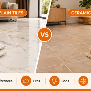 Porcelain vs Ceramic Tiles