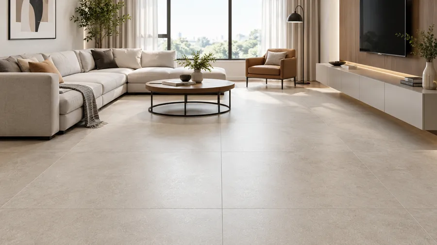 Quiet Neutral Tiles With Fine Texture