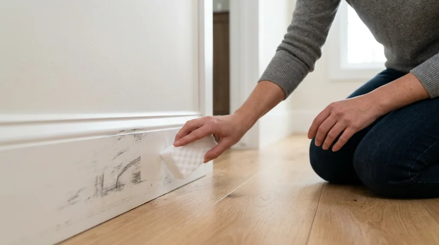 Remove Scuff Marks With a Magic Eraser
