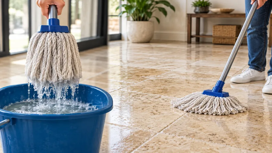 Rinse the mop, not just the floor
