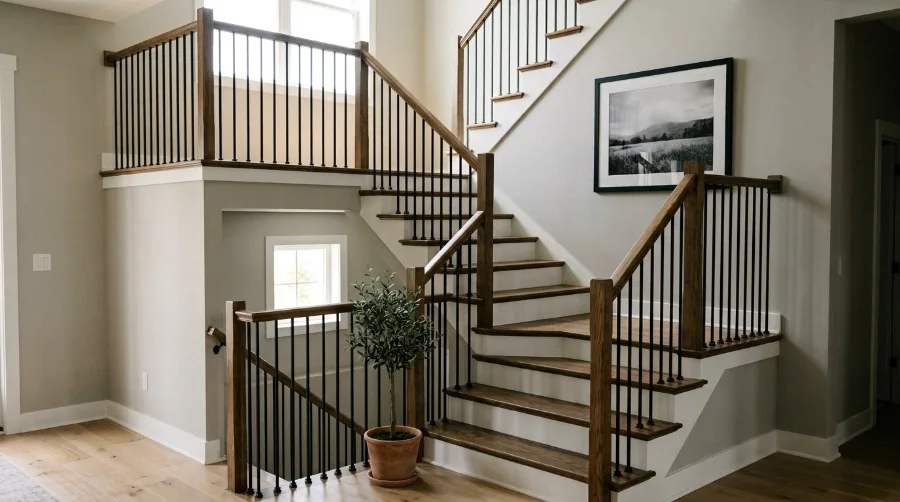Three-Quarter-Turn Staircase
