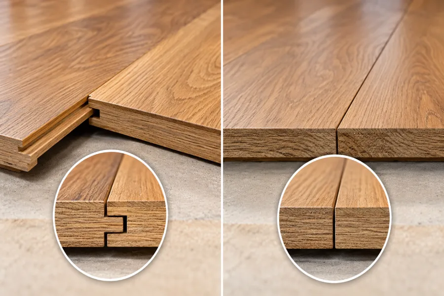 Tongue and Groove vs Square-Edge Butt-Jointed Boards