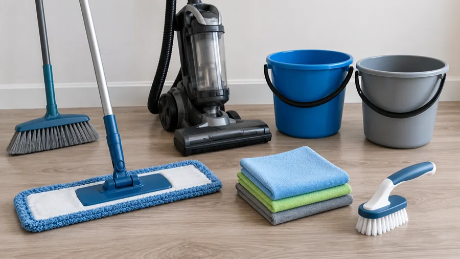 Tools and Cleaners for LVP Flooring