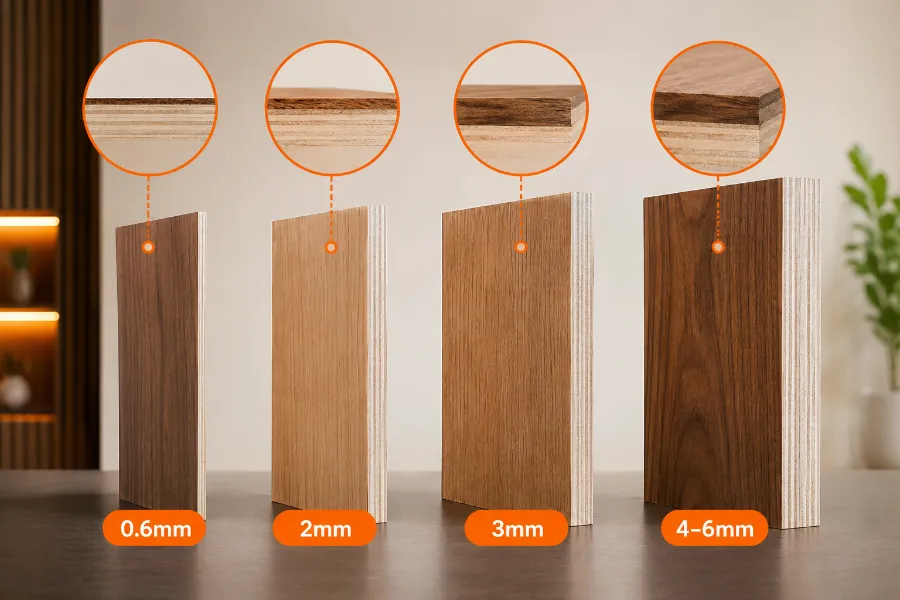 Veneer Thickness