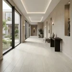 Water-resistant Silver Spruce LVT Flooring