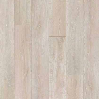 White & Light Oak Laminate Flooring Sample