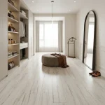 White-washed Oak LVT Flooring
