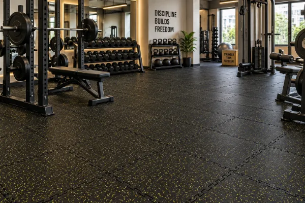 shock absorbing gym flooring