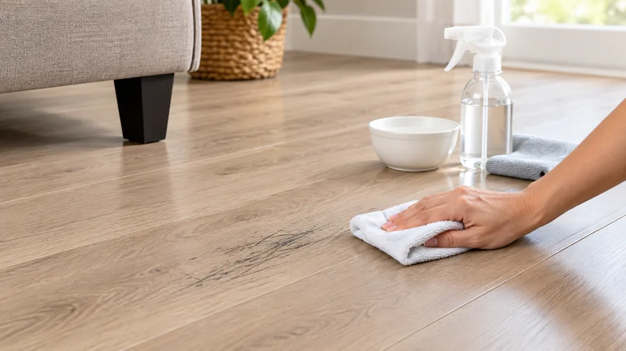 How to Remove Scuff Marks from LVP Flooring