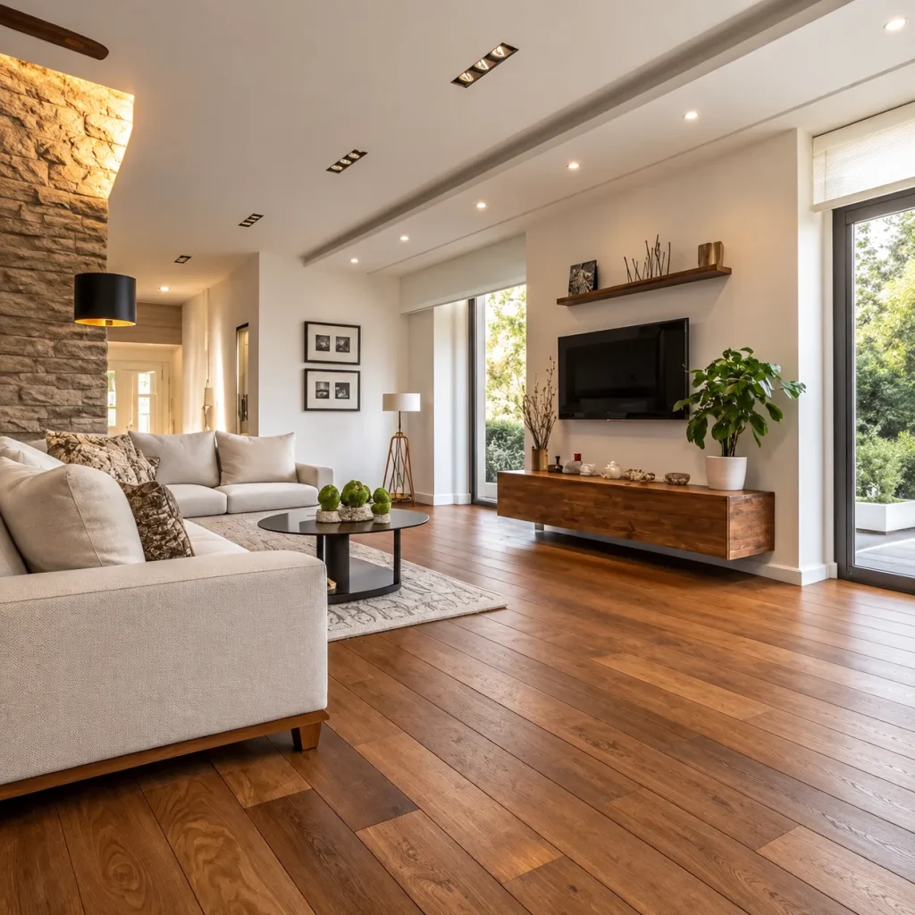 laminate flooring Installation in a Dubai villa