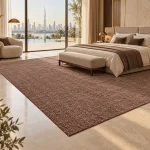 100% PA Deep Rosewood Bedroom Carpet