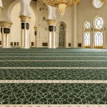 prayer hall hand-knotted wool carpet