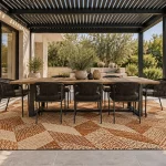 Brown Outdoor Carpet Rug