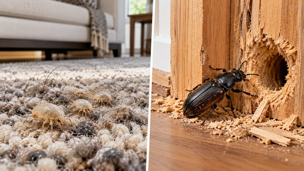 Carpet Mites and Carpenter Beetles