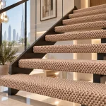 Chunky Knit Stair Tread Carpet
