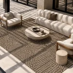 Dark Brown Outdoor Carpet