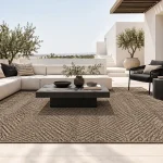 Dark Brown Outdoor Carpet