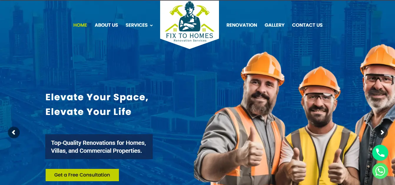 Fix To Homes – Renovation Services in Dubai