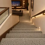 Greige Executive Suite Stair Carpet
