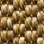 Intricate Textured Stair Carpet