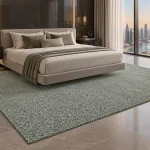 Luxury 100% PA Dusty Olive Bedroom Carpet