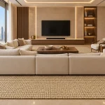 Luxury Cream Beige Natural Sisal Carpet in Dubai