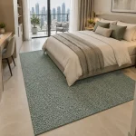 Luxury 100% PA Dusty Olive Bedroom Carpet