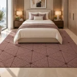 Luxury Smoky Rose Bedroom carpet