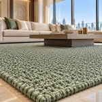 Recife Sage Green Sisal Carpet in Dubai